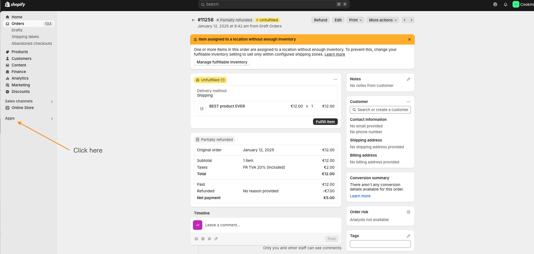 Shopify bulk import step 1